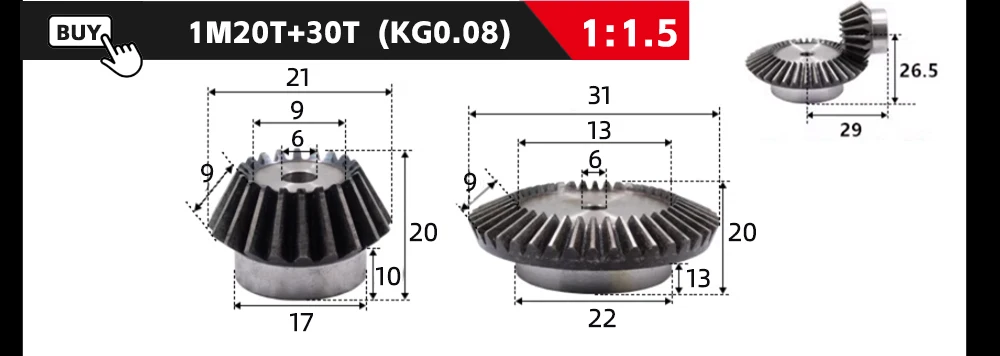 Modelo, 12 Dentes, 24 Dentes Buraco, 12mm-14mm,
