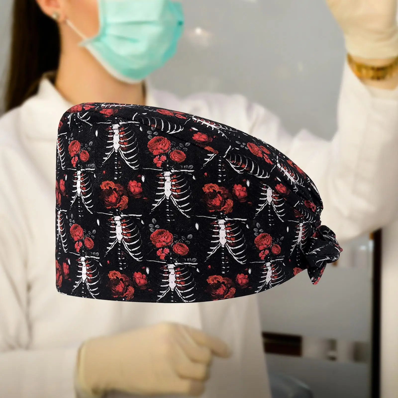 Scrub Cap Washable Nurses Day Gift for SPA Cosmetology Beauty Center Workers