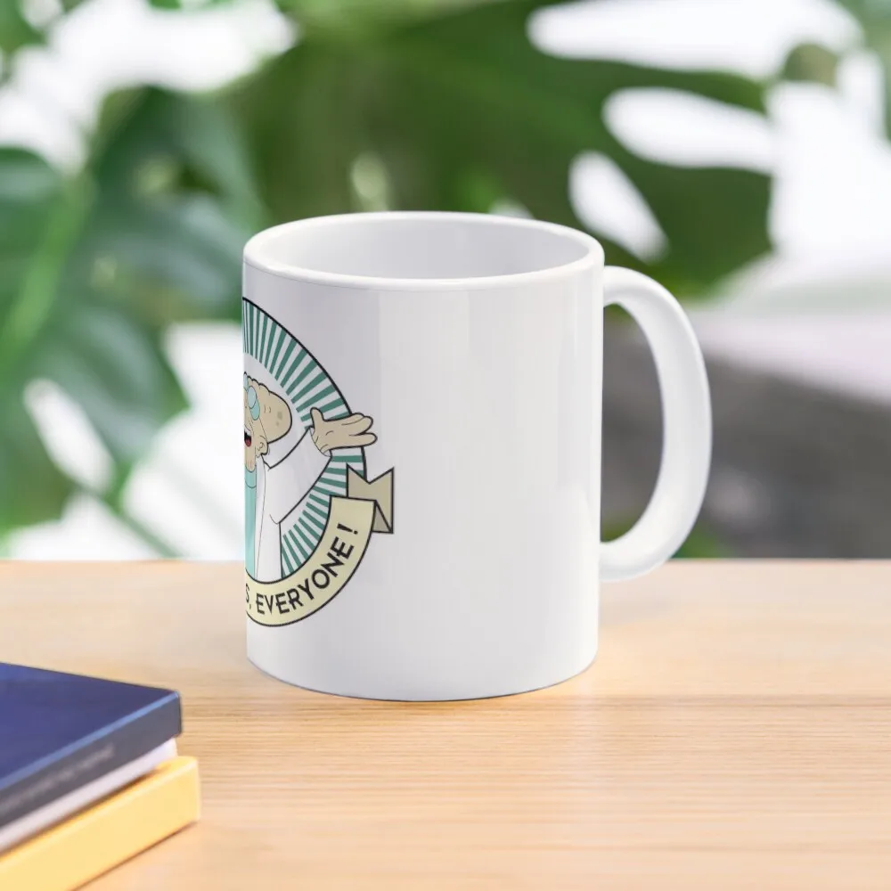 

Professor Farnsworth - Good News Everyone! Coffee Mug Ceramic Cup Tea Cup Custom Mug Kawaii Cup