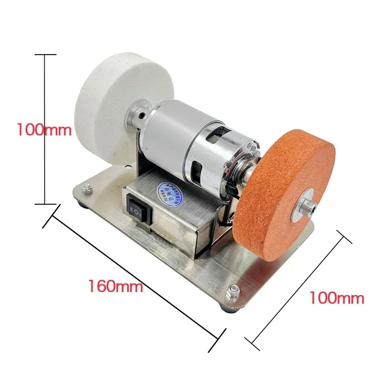 100W Electric Grinding Wheel Machine Artifact Table Grinder Motor Micro Polishing Grinding Stone Household Knife Sharpener 3
