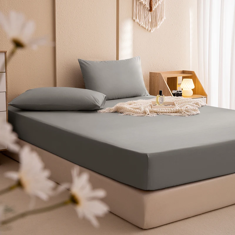 Description Picture 3 of itemWaterproof Mattress Pad Cover Breathable Washable Bedspreads Healthy Anti-bacteria Anti-mite Fitted Double Bed Sheet 160x200