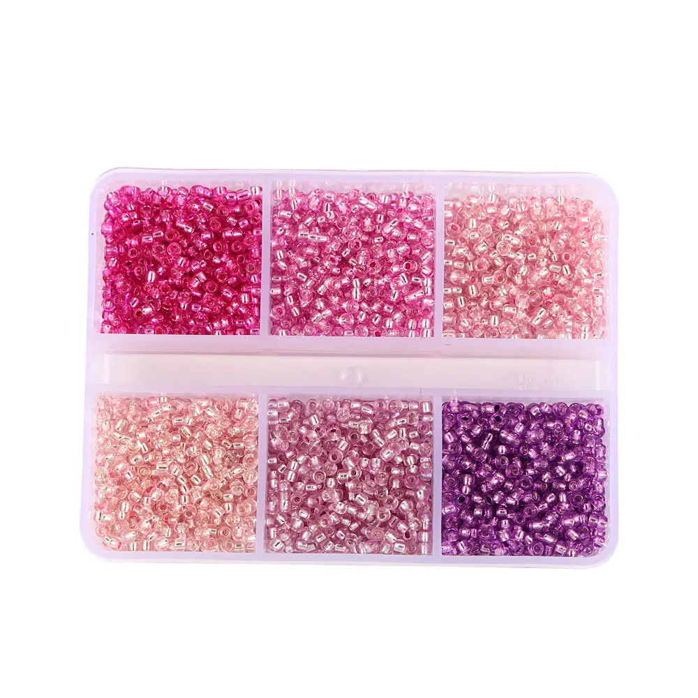 2mm Mix Type Glass Beads Spacer Bead For DIY  Garment Sewing Material  Women Jewelry Necklace Making  F0708