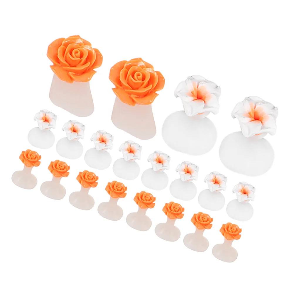 16 Pcs Nail Tools Toe Divider Salon Separator Separators for Pedicure Manicure Silicone Polish Supplies Men's