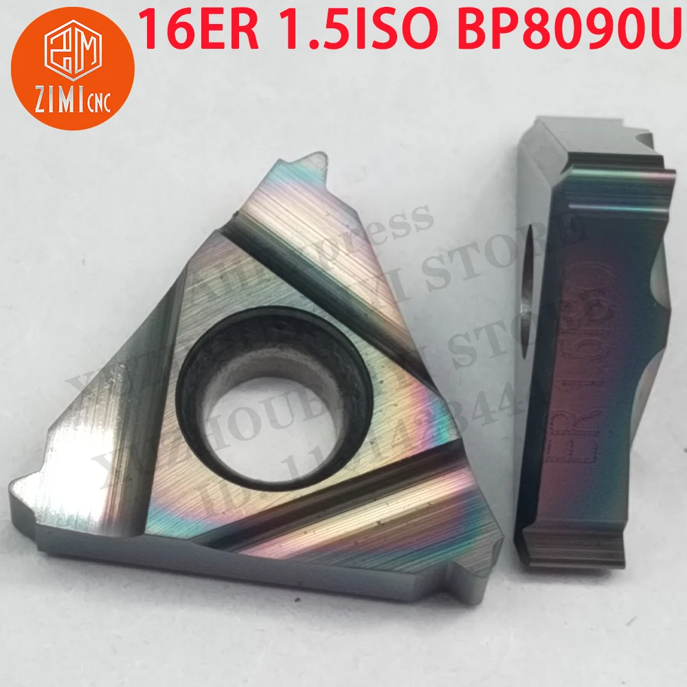 

16ER 1.5ISO BP8090U 16ER 1.5ISO Thread turning inserts Tools CNC Tools Turning Insert mechanical Cutting Insert Metal Lathe Tool