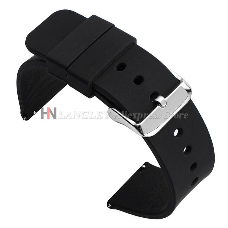 Universal Silicone Rubber Watch Strap - Multi-Size Adjustable Band