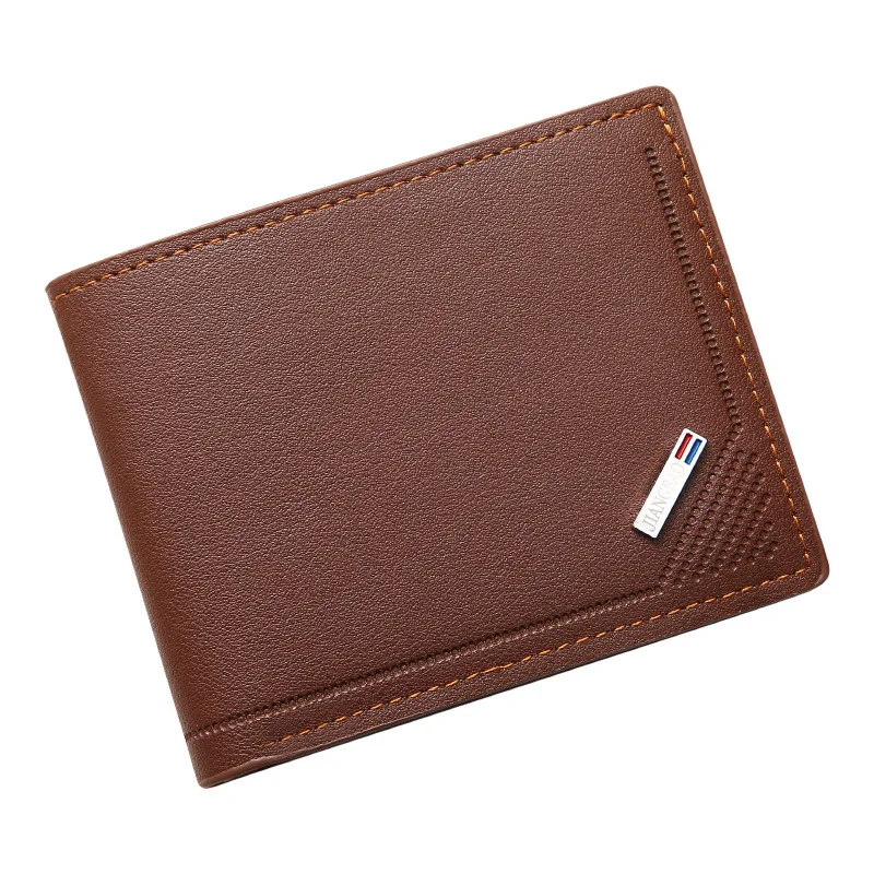 Mens Wallet Short Soft Leather for Men