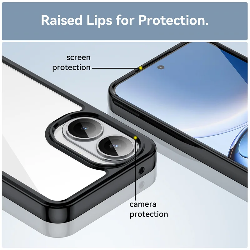 Vibrant Transparent TPU Protective Phone Case