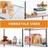 3-Shelf Shelving Unit with 3-Shelf Liners, Adjustable Rack, Steel Wire Shelves, Shelving Units and Storage for Laundry Bathroom 2