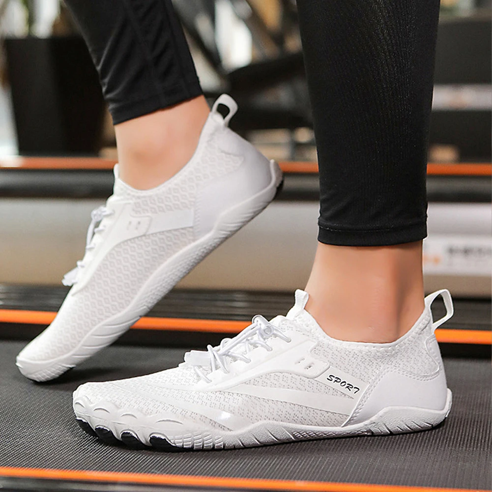 Scarpe A Piedi Nudi Donna E Uomo, Con Punta Larga, Suola Antiscivolo, Tomaia Traspirante, Per Spiaggia, Acqua, Escursionismo, Corsa, Taglie UK 5-8