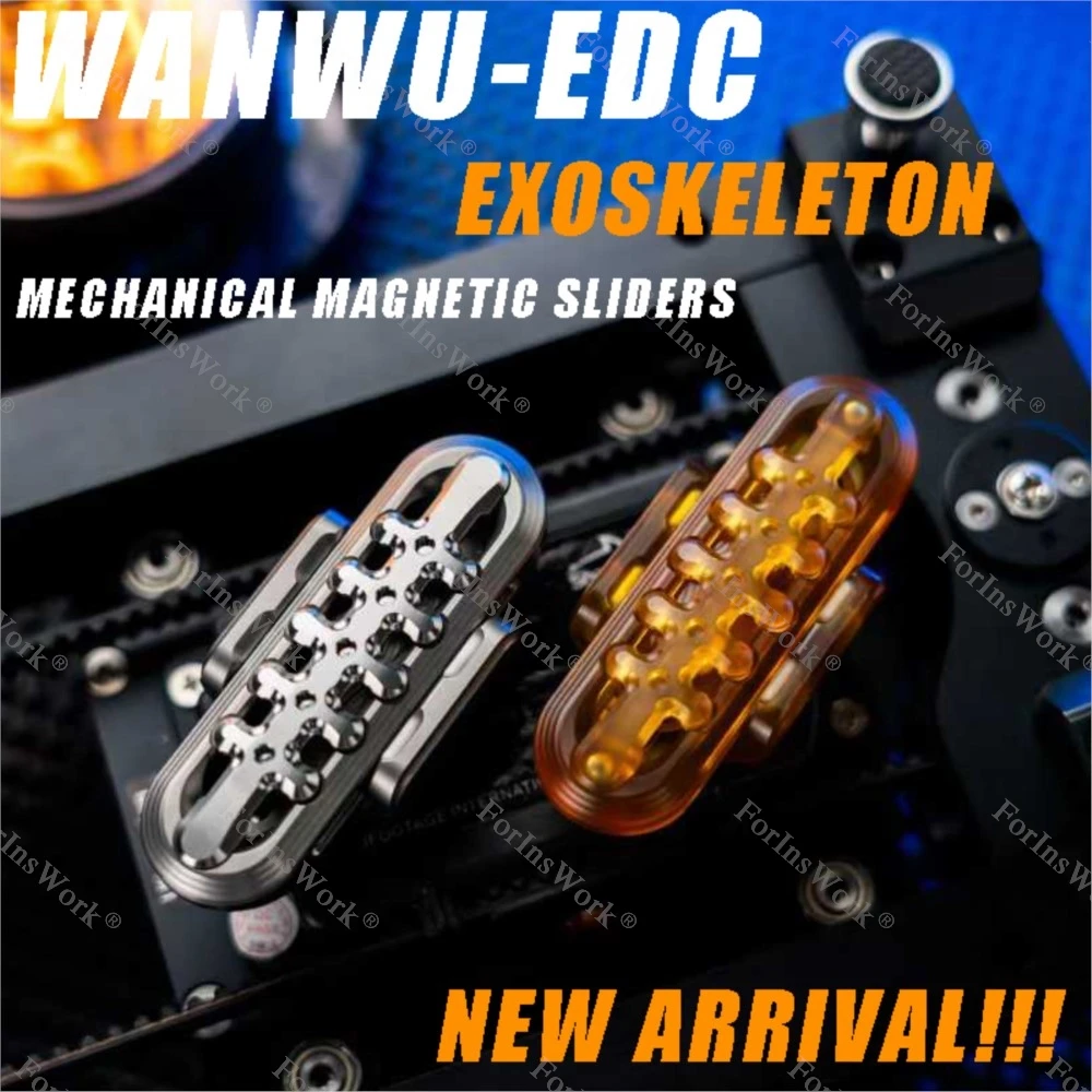 WANWU EDC Exoskeleton Mechanical Magnetic Sliders Fidgeting Toys