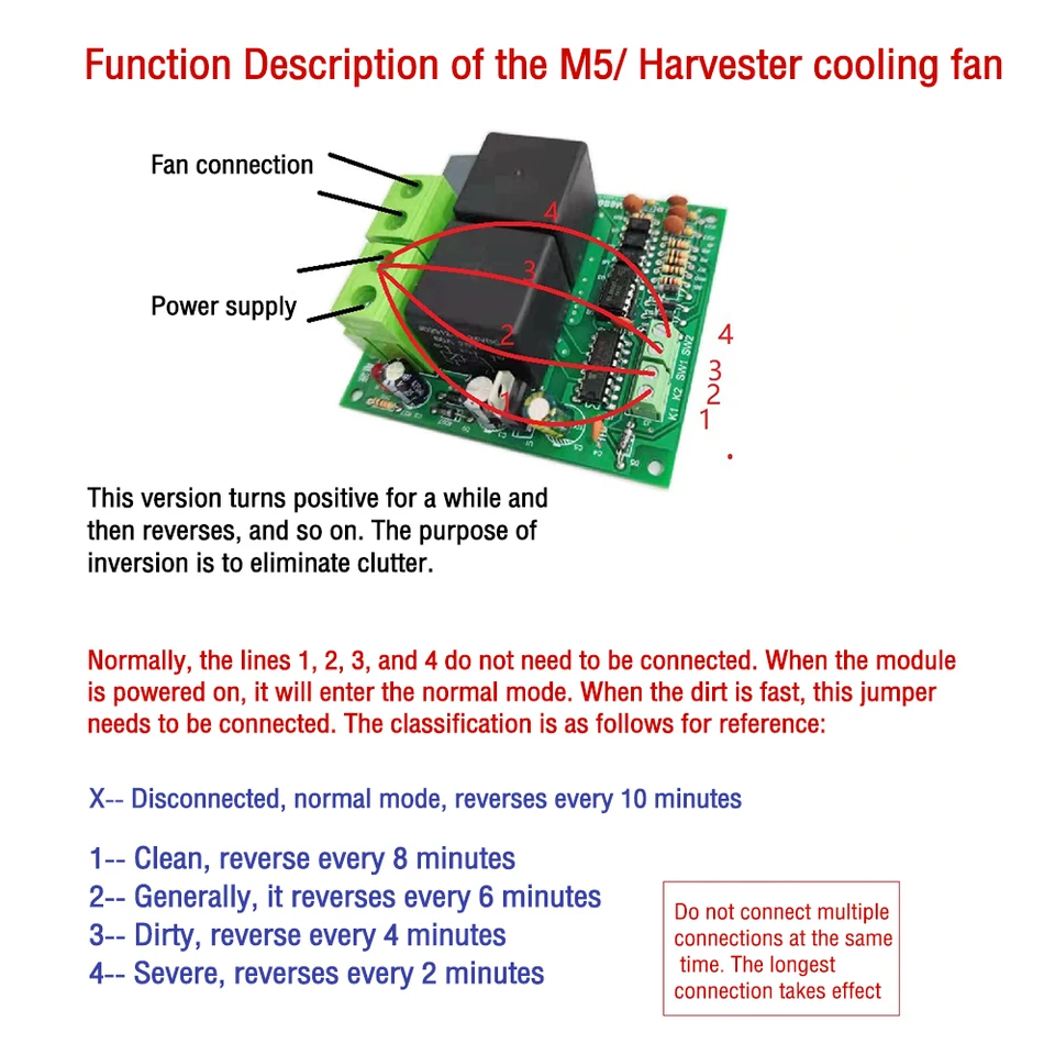Controller motore avanti e indietro DC 5V 12V 24V DC 20A Corrente elevata con scheda di controllo sollevamento driver relè limite