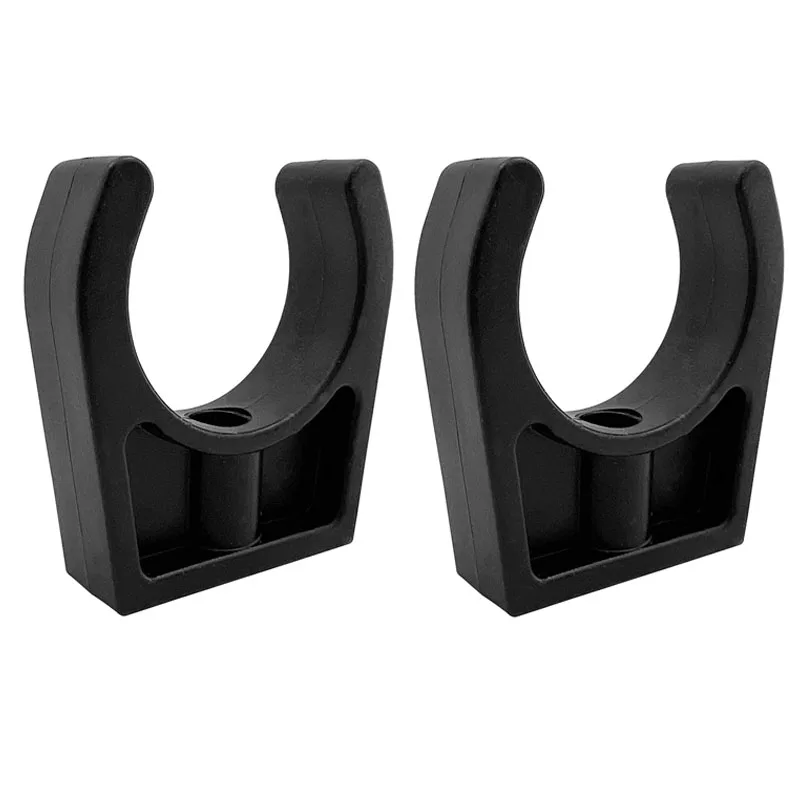 2pcs Boat Nylon C-Shape Hook Clip Bracket for Tube 40mm Diameter Marine Accessories Yacht 2pcs car sun visor clip gray interior hanger hook clip bracket for audi a1 a3 s3 a4 s4 allroad a5 s5 q3 q5 8u0857562a grey