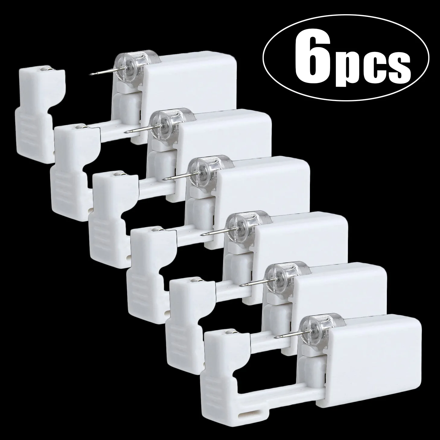 Kit de pistolets de perçage jetables pour oreilles, désinfection de la boucle d