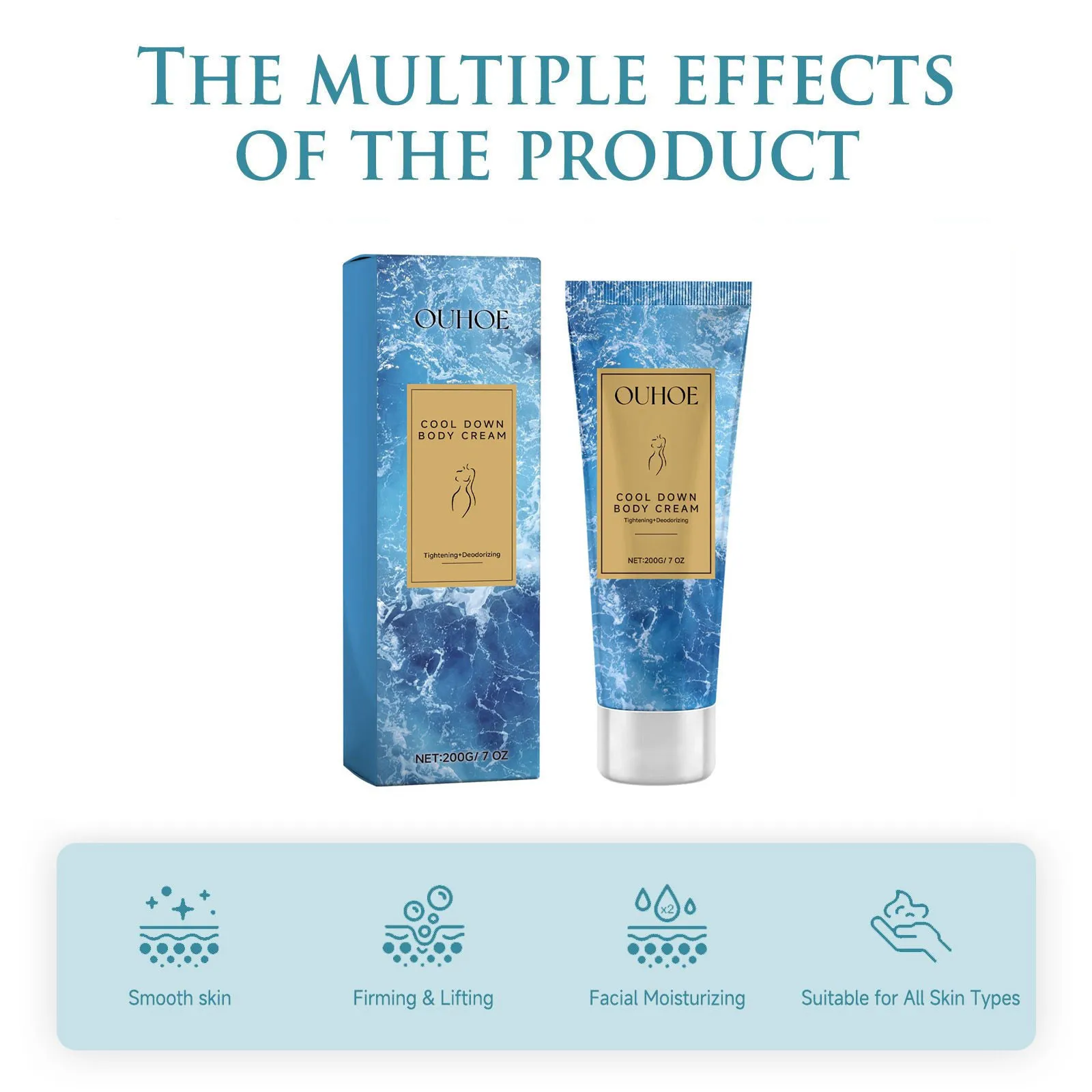 Anti Cellulite Body Cream Chicken Skin Remover Anti-Wrinkle Aging Improve Sagging Firming Whitening Repair Cooling Body Lotion 4