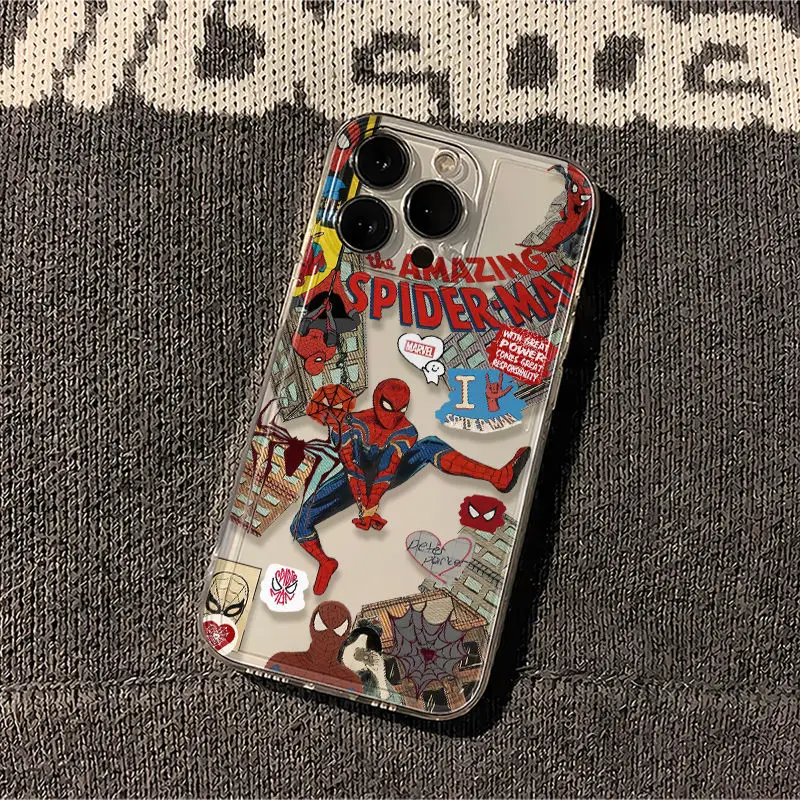 Custodia IPhone 16 Plus Marvel Spider-Man Miles Morales – Cover Portafoglio Ufficiale Con Graffiti - 3