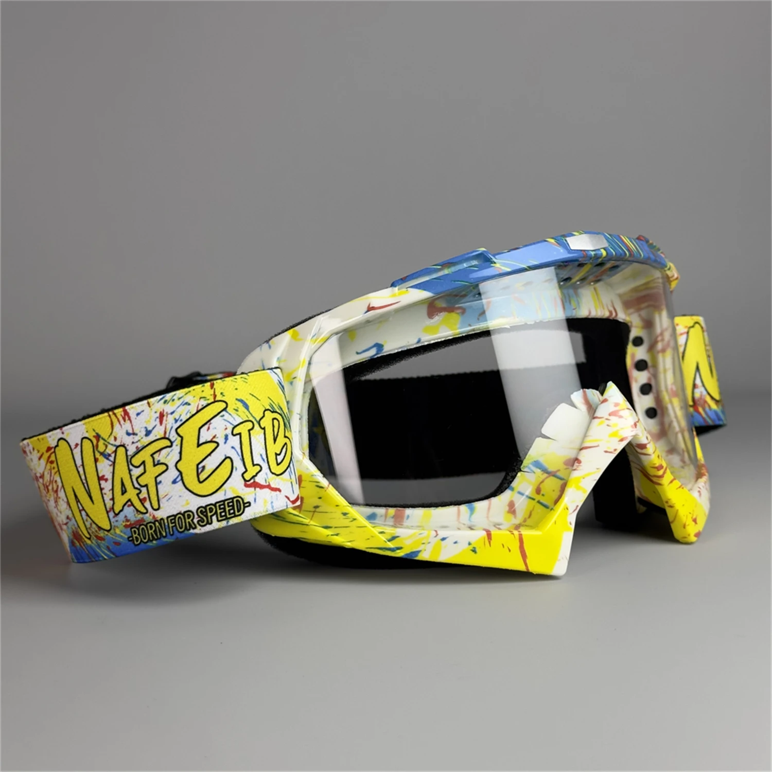 Lila Motocross Brille Reiten Ski UV400 Männer Motorrad Brille MX Radfahren Für Motorräder MountainbikesBicycles MX ATV – Detail 7