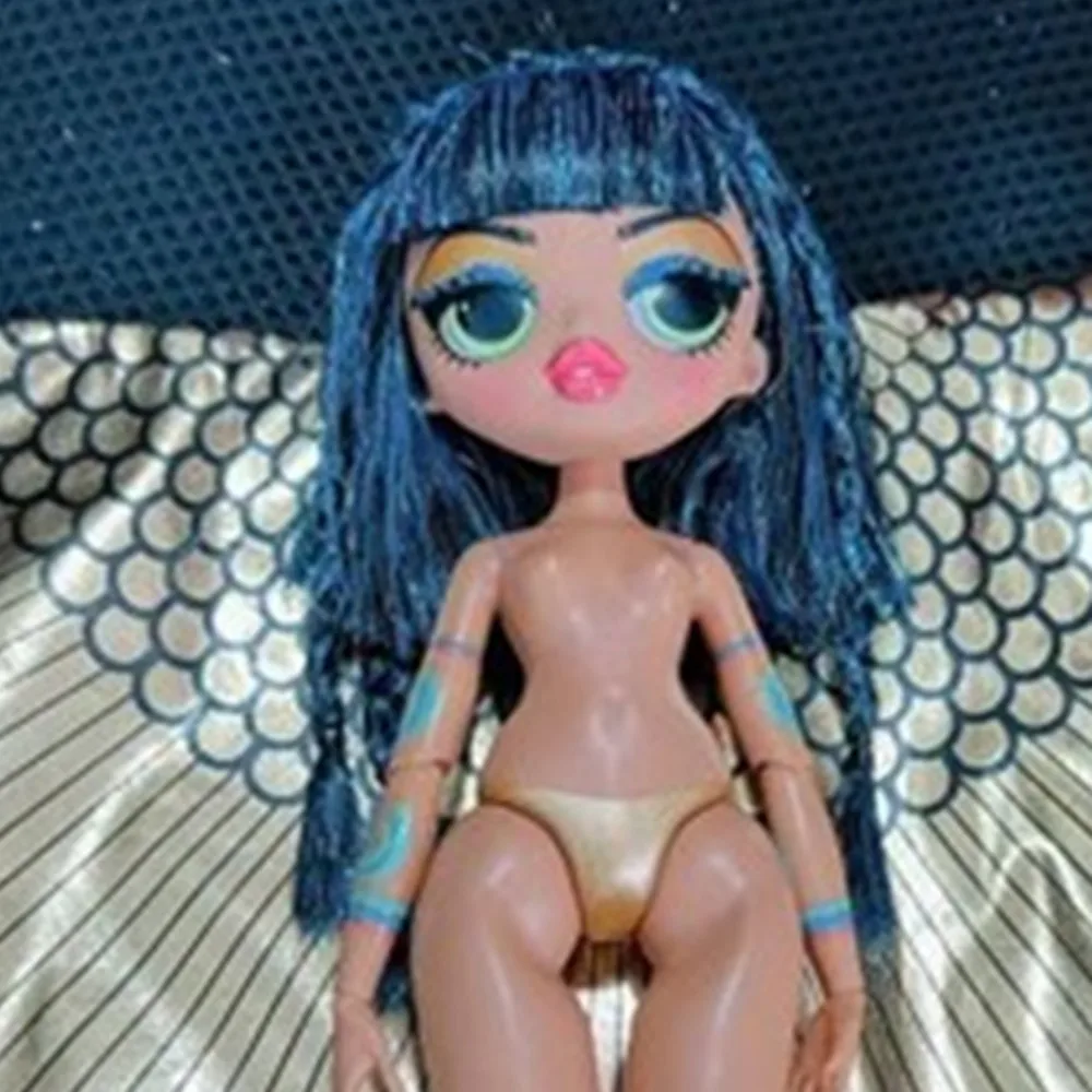 25Cm Originale Mga Lol Doll Omg Fashion Big Sister Blue Black Hair Rare Girl 14 Articolazioni Bella Bambola Miglior Regalo