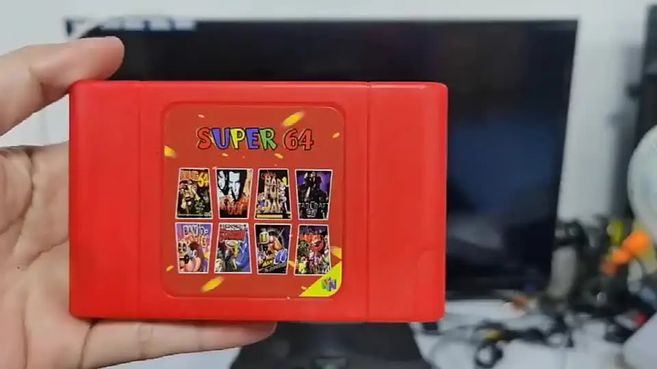 64ゲームセット ニンテンドー64用レトロゲームカートリッジ,64ビット,340 in 1