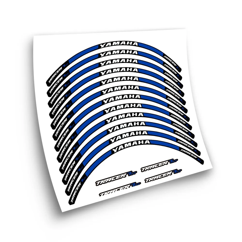 Kit Adesivo Compatibile Con Cerchione Moto Yamaha Tracer 7 Gt