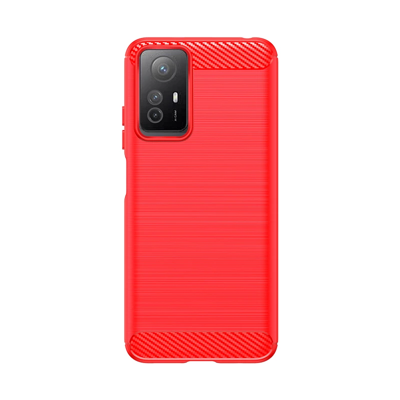Carbon Fiber Soft TPU Protective Phone Case Cover