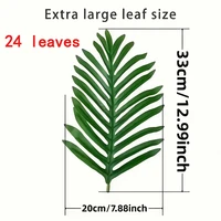 50-Inch Giant Artificial Palm Tree Realistic Full Lush Greenery Indoor Outdoor All-Season Decor for Home Office Wedding Party 4