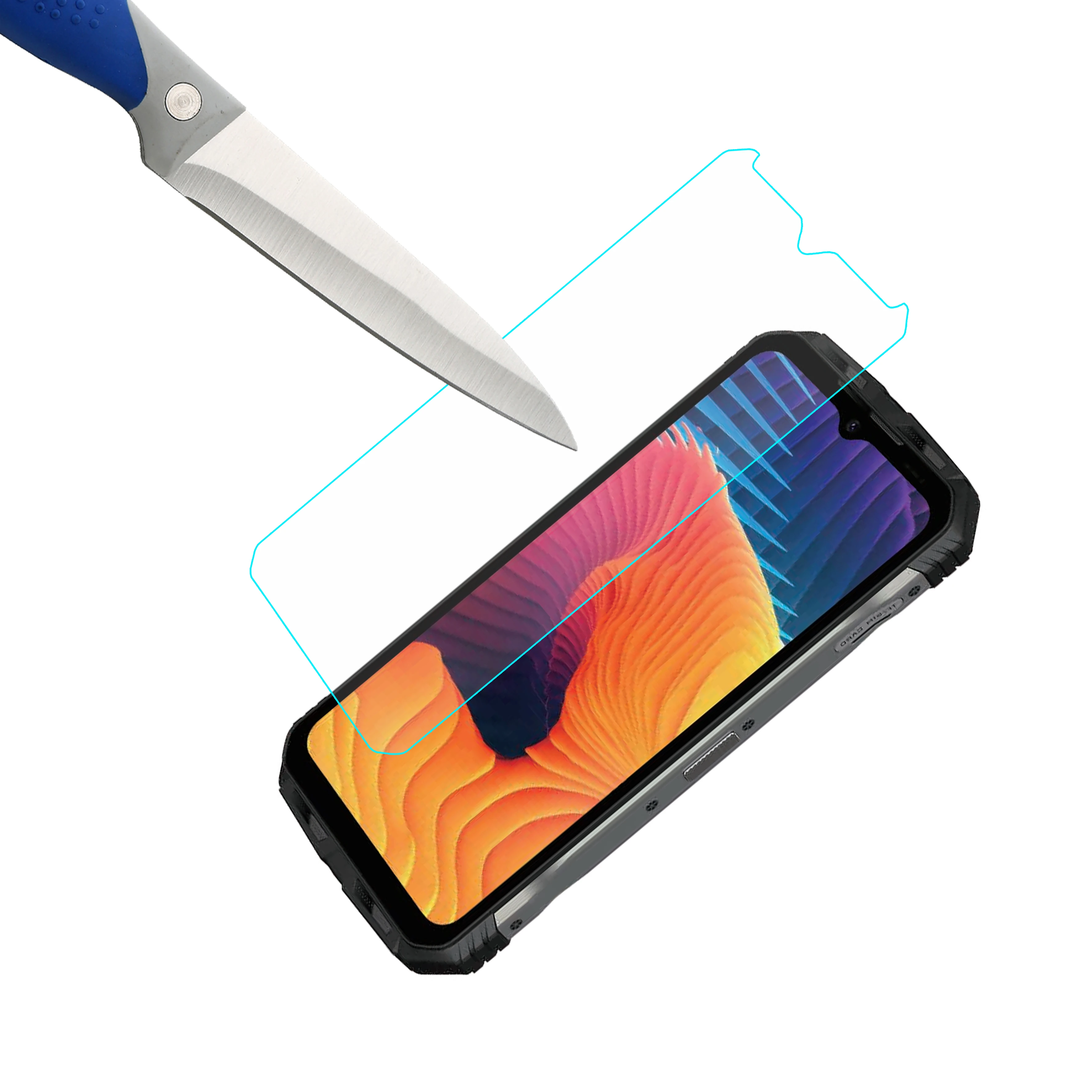 Tela para Doogee S100 Vidro Temperado Pacotes Pro Mr.shield-protetor de - Image 5