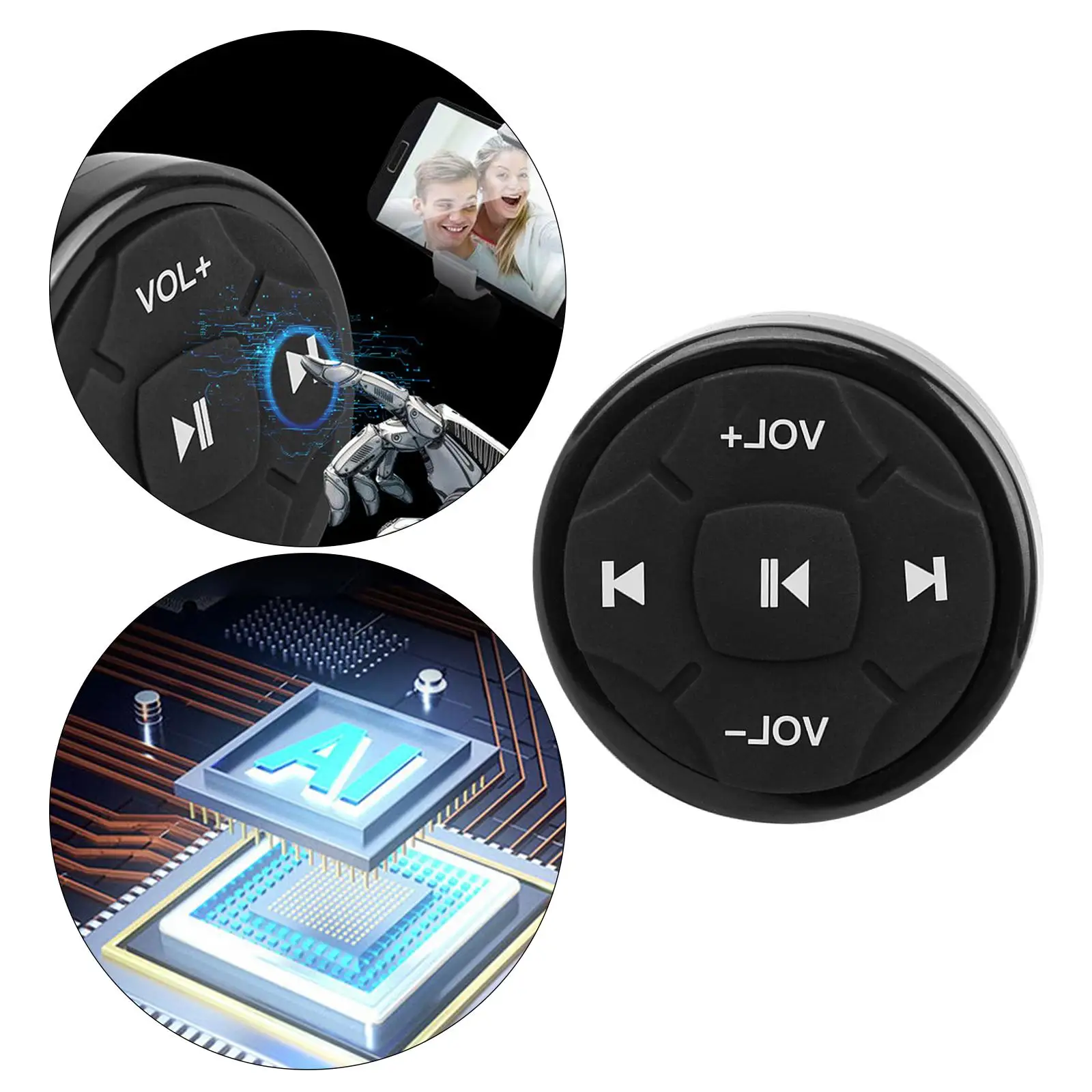 

Bluetooth Media Steering Wheel Button Start for or Android