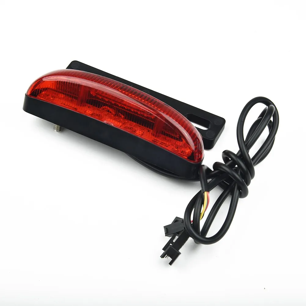 

36-60V Ebike Rear LightTail Light Safety Warning Rear Lamp SM Connector Tail Light For Electric Bicycle Cycling Parts Bicicleta