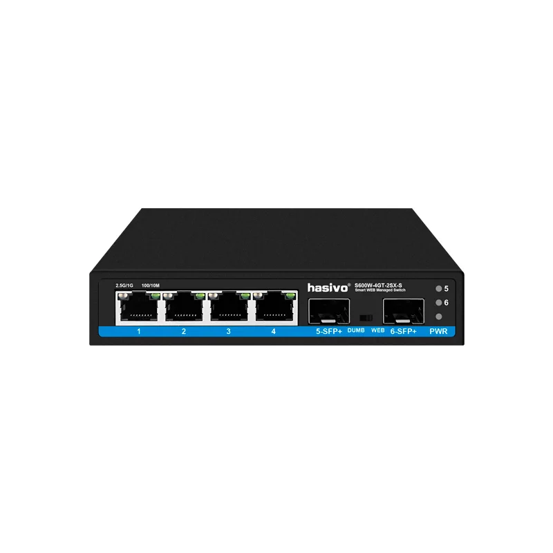 Interruptor Inteligente de Portas 25 Gbps Rj45 com 2x10g Sfp Mais 10gbps - Imagem 4