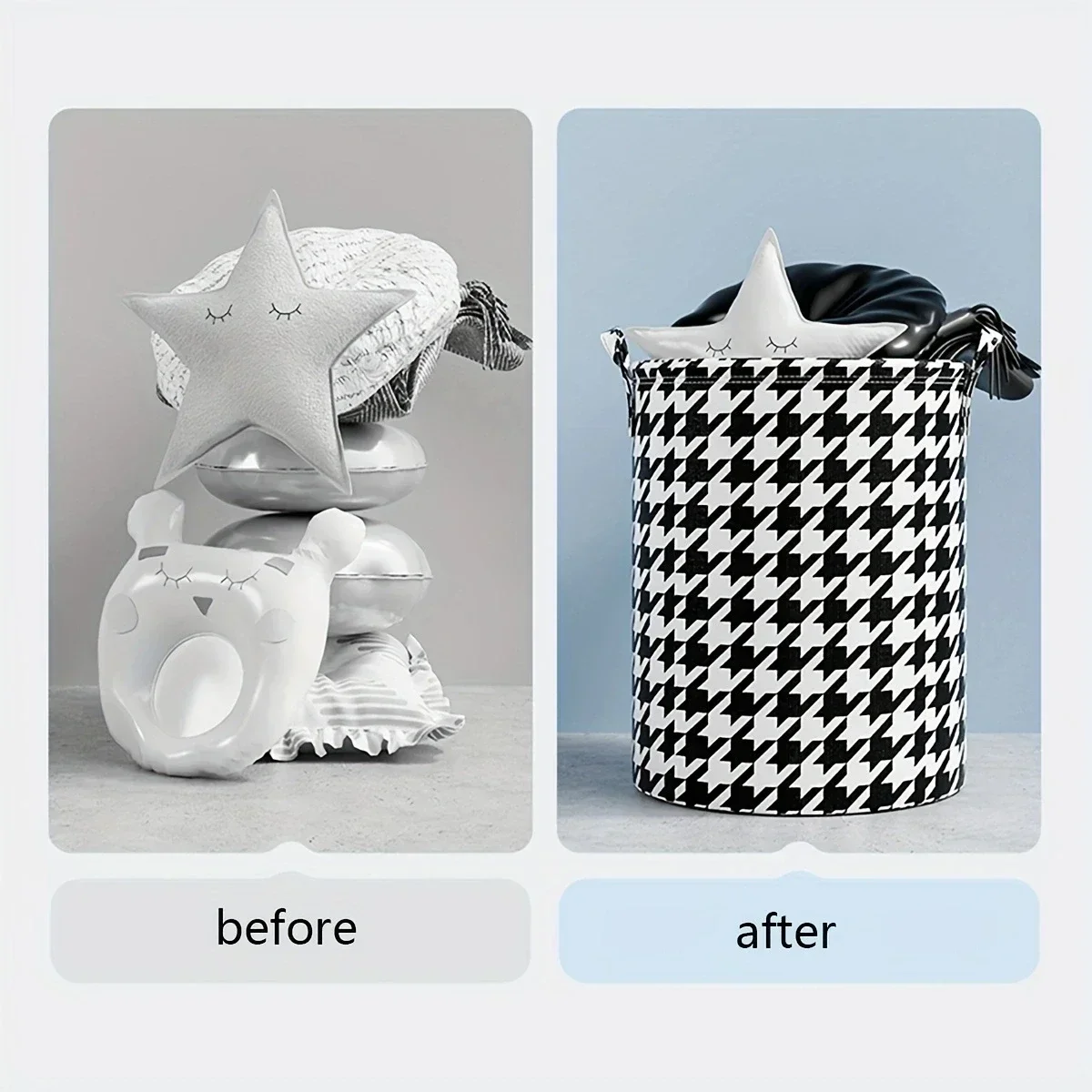 Laundry Basket Foldable for Household Use