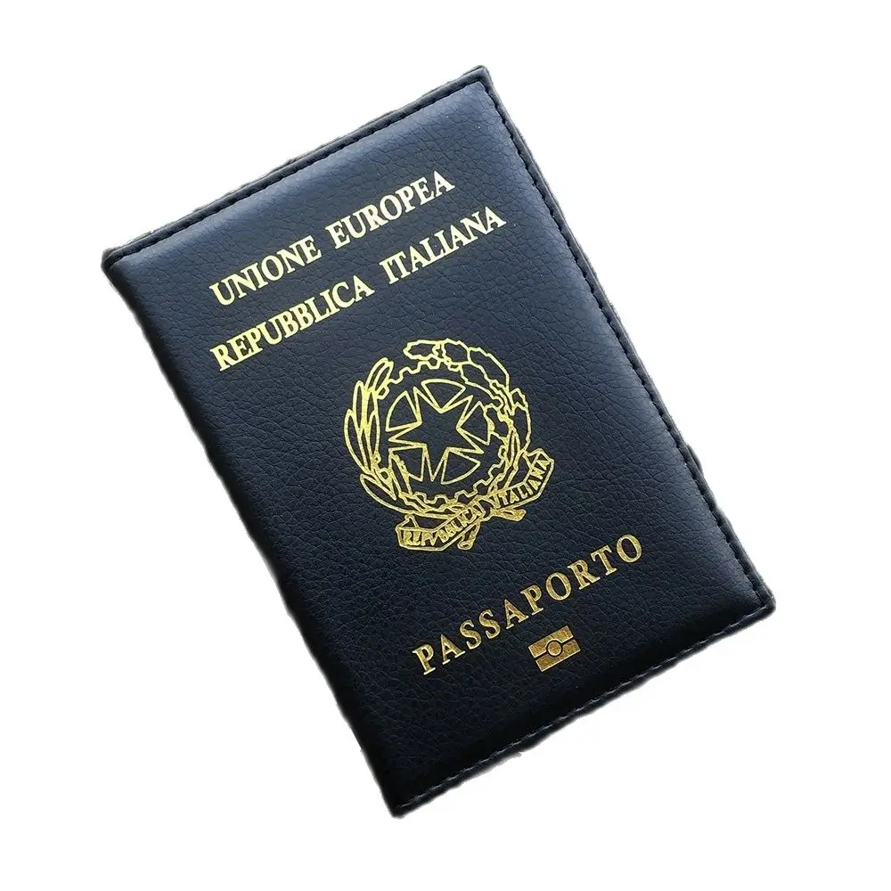 Custoda n pelle per passaporto per qualsas paese, portapassaporto