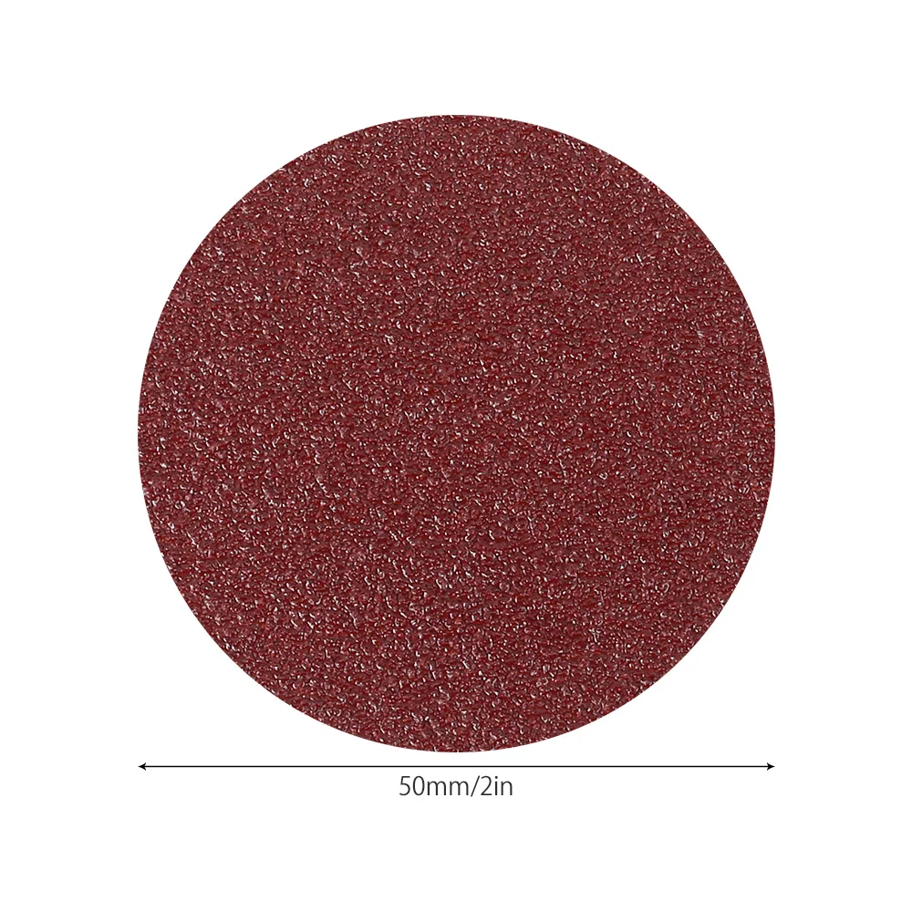 50mm Alumina Sand Pad Wear Resistant 60-3000 Granularity Round Sandpaper Sander Rotary Tool for Metal Wood Glass Car Sand Disc sanding discs sanding pads