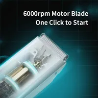 Professional Dog Hair Clipper Waterproof Low Noise Cat Grooming Clipper Mute Wireless Pet Electric Clipper For Cats and Dogs 2