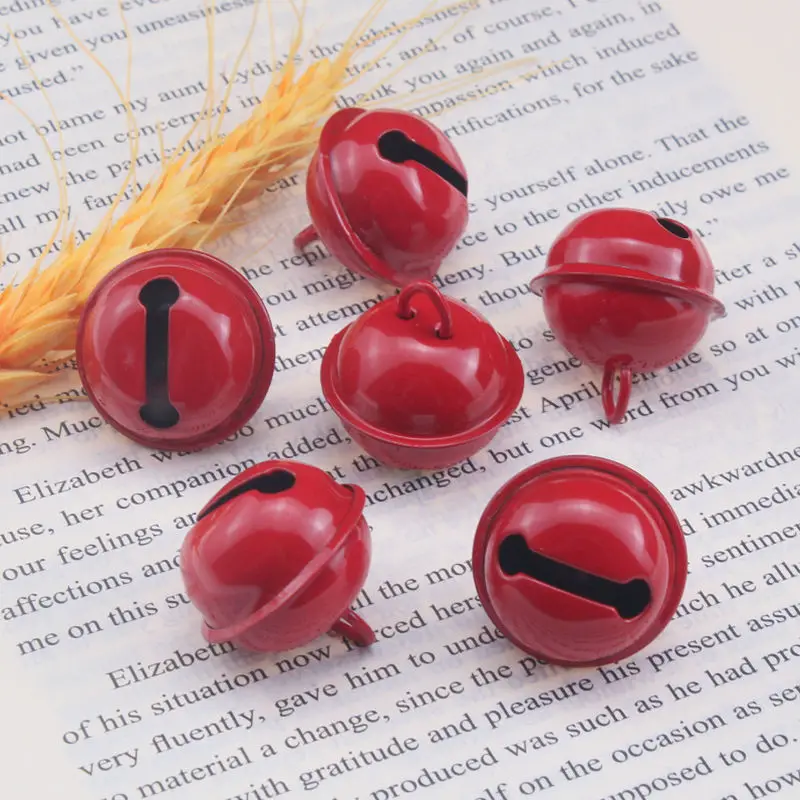 thumbnail image 1 of 10 piezas de cascabeles coloridos y ricos para decoración de fiestas navideñas, colgantes, pendientes, accesorios hechos a mano, 1 of 5
