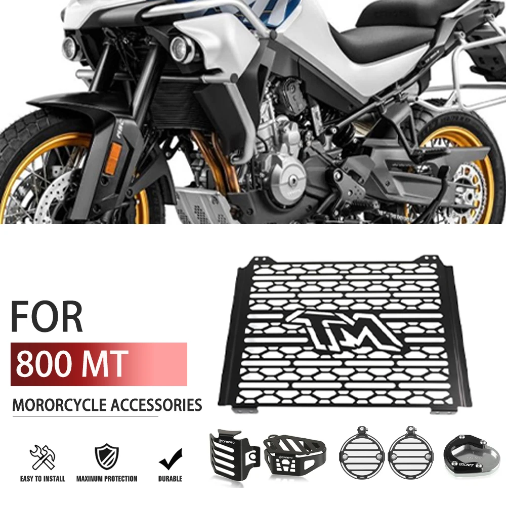 

Motorcycle Accesorios Front Rear Brake Fluid Reservoir Cover Foglight Lamp Radiator Guard For CFMOTO 800MT 800 MT 2021 2022 2023