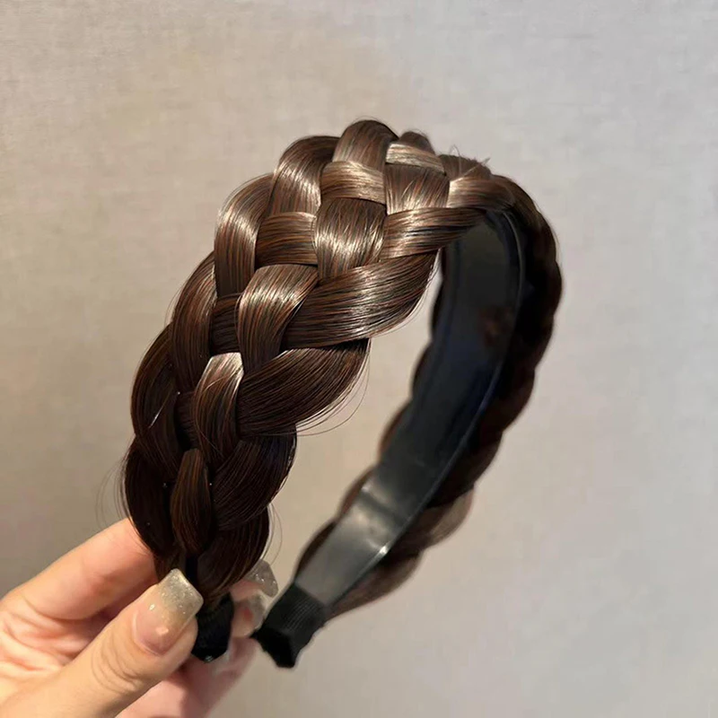 Elegant Fishbone Braided Hairband - Handmade Twist Headband