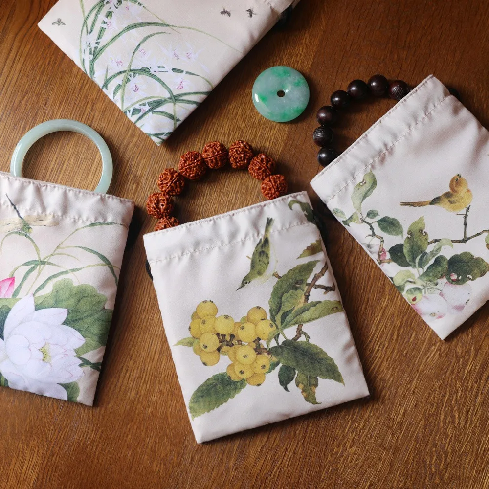 

Тканевые сумки с вышивкой, Изысканный мини-Подарочный чехол