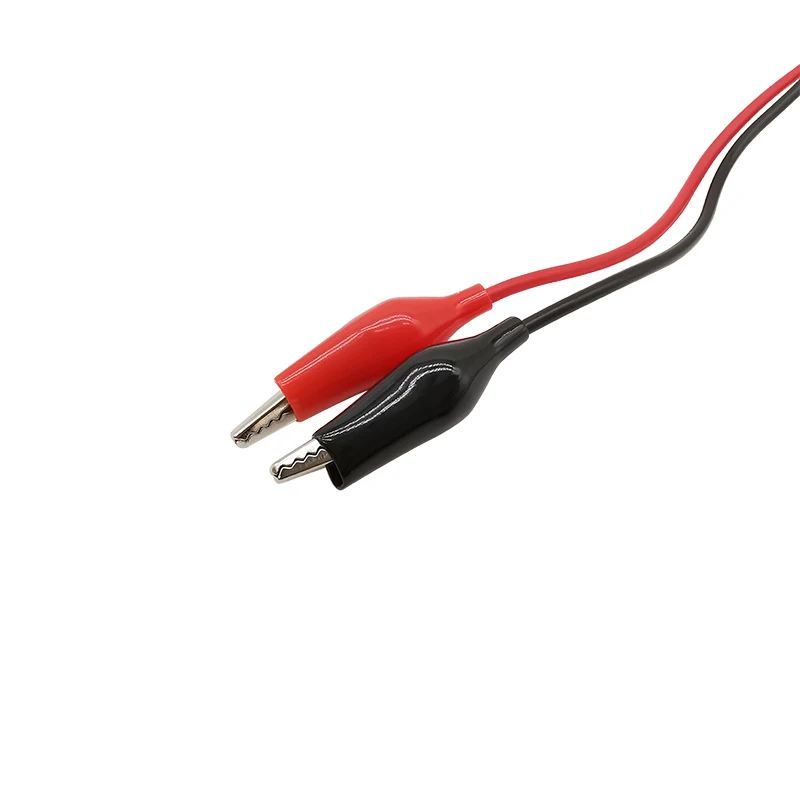 1Pcs Red Black Small Alligator Clips to Alligator Clips Test Leads DIY Electronic Testing Crocodile Clip Clamps Wire Cable 100CM
