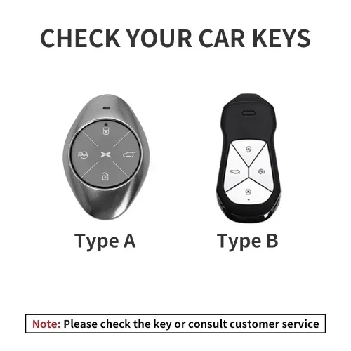 Leather Car Remote Key Case Cover Key Fob Shell Holder Keychain Accessories For Xiaopeng Xpeng P5 P7 G3 G6 G9 G3i