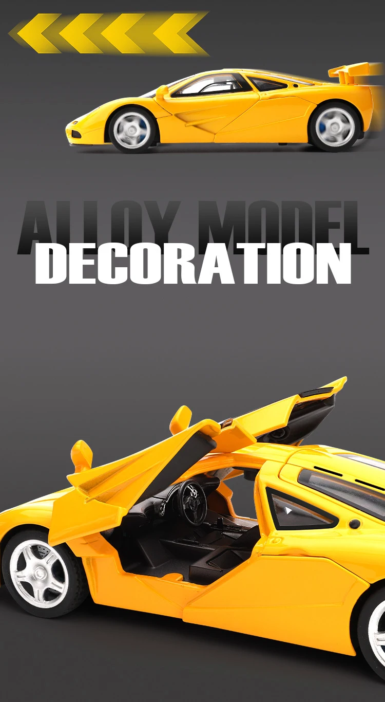 1:32 Ferrari F1 XP4 XP5 1933 Alloy Sports Car Model Diecast