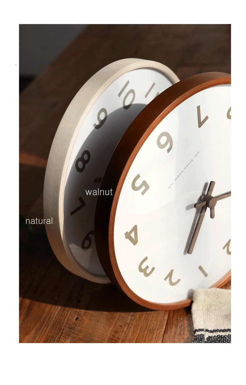 Modern Nordic Style 12 Inch Wall Clocks Homesense For Living Room