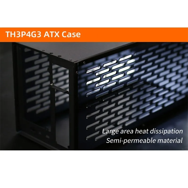 Estojo para Th3p4g3 Thunderbolt-compatível com Gpu Doca Quadro de Metal Mais Acrílico Placa Lateral Compatível para Atx Sfx Flex 1u Fonte de Alimentação - Imagem 6