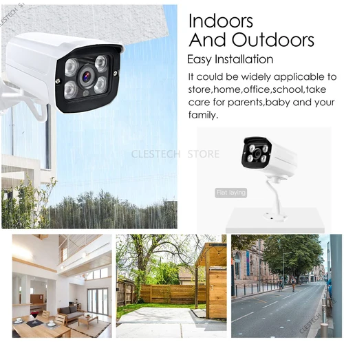 금속 4MP CCTV 감시 POE IP 카메라, 2K HD Onvif H.265 디지털 입/야외 거리 방수 IP66 얼굴 인간 감지 XMEYE 4