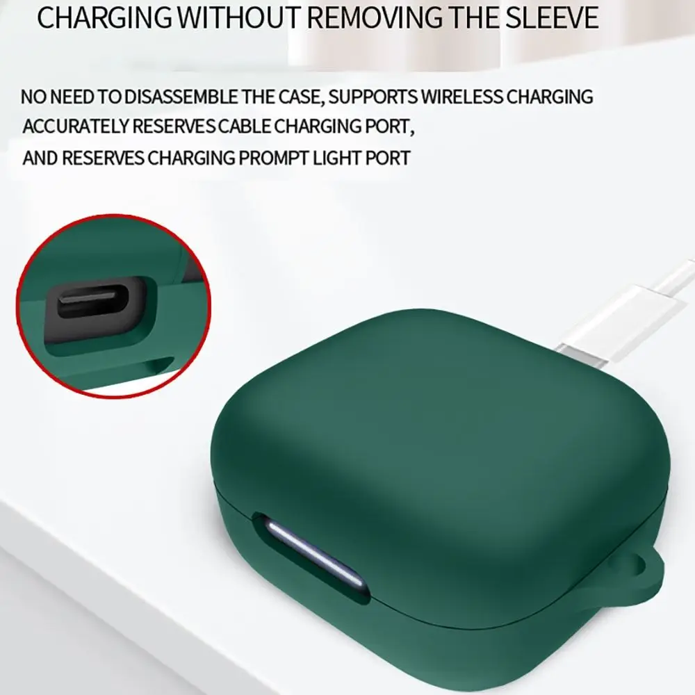 Silicone Earphone Case Anti-fingerprint Dustproof Wireless Earphone Accessories Fall Prevention Compact for Anker Soundcore P30i