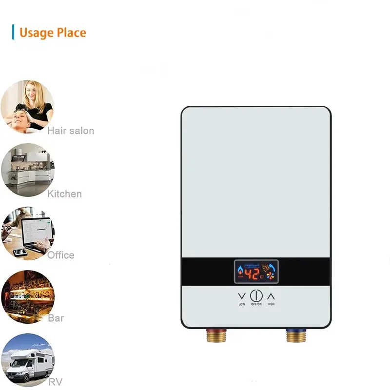 Instant electric water heater household bath machine small fast hot constant temperature shower rental room water heater electric water heater