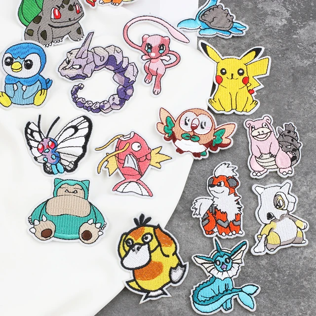 Pokemon Pokémon embroidered patch set for Trainer Battle Jacket