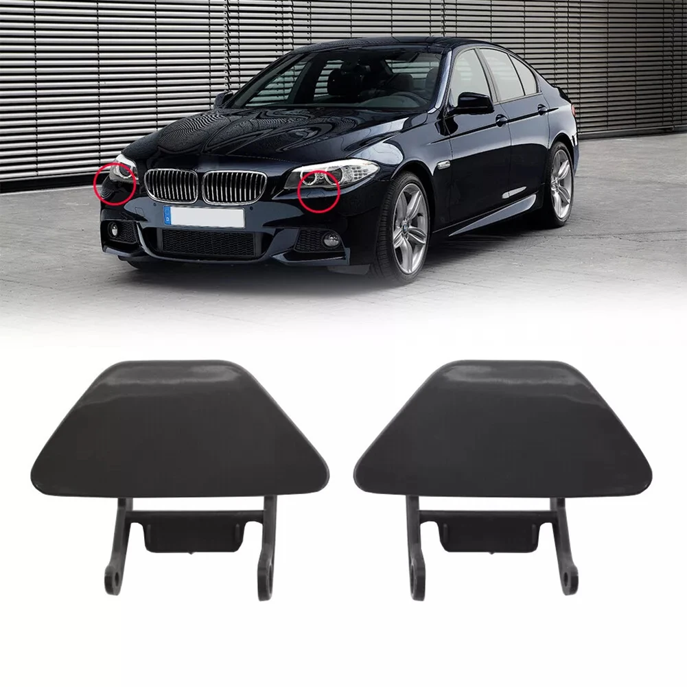 Capuchon De Lave-phare, ABS Pare-chocs Avant Lave-phare Couvercle De Pulvérisation D'eau 51117332684 Remplacement Pour Série 5 F10 F18