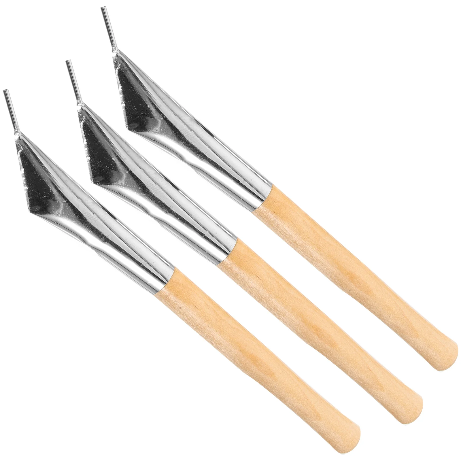 3PCS Batik Tool Carve Artwork Paint Pen Sculpture DIY Clay Wax Pottery Tools