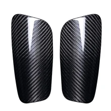 Carbon Fiber Soccer Shin Guards With Carry Case Breathable Professional Hard Shin Pad For Kid,Youth,Adult