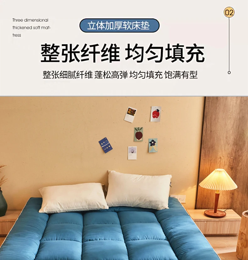Description Picture 3 of itemDropshipping Customizable Size Mattress Soft Mattress Home Tatami Mat Was The Floor Mat Student ZHA14A-15599